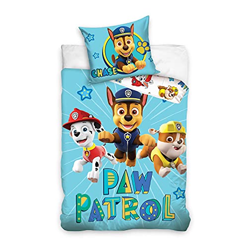 NADA HOME Viacom International Bettwäsche Paw Patrol 100 x 135 + 40 x 60 Baumwolle von NADA HOME