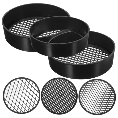 NADCFN Sieb, Erdsieb 3 Sets Boden Sieb Kunststoff Sichter Mesh Sieb Pan Garten Gadget Klassifikator Pflanzen Filter Gartenarbeit Sandsieb NADCFN Sieb, Erdsieb 3 Sets Boden Sieb Kunststoff Sichter Mesh Sieb Pan Garten Gadget Klassifikator Pflanzen Filter Gartenarbeit Sandsieb von NADCFN