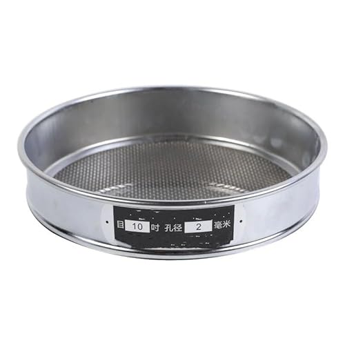 NADCFN Sieb, Erdsieb Garten Home Edelstahl Fleischigen Garten Kompost Boden Stein Sieb Mesh Sandsieb(10 mesh 2mm) von NADCFN