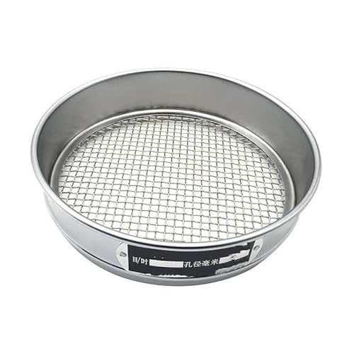 NADCFN Sieb, Erdsieb Garten Home Edelstahl Fleischigen Garten Kompost Boden Stein Sieb Mesh Sandsieb(4 mesh 5mm) von NADCFN