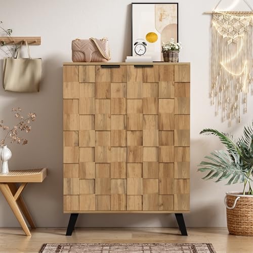 NADEUSAK Schuhschrank Moderner Mit Verstellbaren Einlegeböden 5 Fächer Maße 80.5x35x109.5cm NADEUSAK Schuhschrank Moderner Mit Verstellbaren Einlegeböden 5 Fächer Maße 80.5x35x109.5cm von NADEUSAK