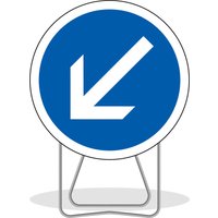 Verkehrsschild BK21A 850MM ORIENTABLE PFEIL Klasse T1 NADIA SIGNALISATION - N002BK21850CLT1 von NADIA SIGNALISATION