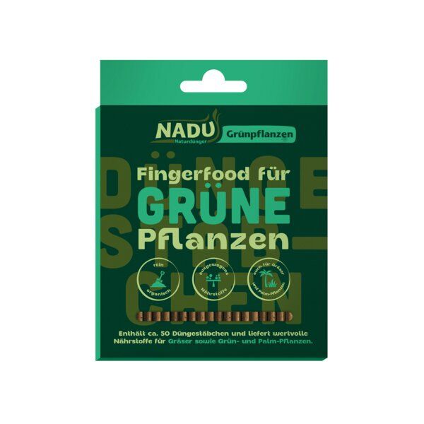 NADU Naturdünger Organische Grünpflanzen Düngestäbchen von NADU Naturdünger