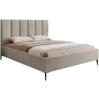 NADUVI Collection | Bettgestell Carolina mit Staufach Samt 140x200 von NADUVI Collection
