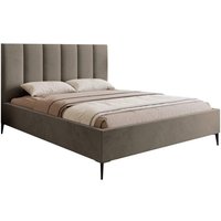 NADUVI Collection | Bettgestell Carolina mit Staufach Samt 140x200 von NADUVI Collection
