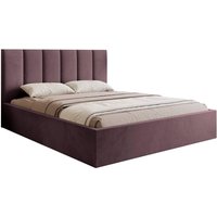 NADUVI Collection | Bettgestell Carolina mit Staufach Samt 140x200 von NADUVI Collection