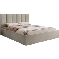 NADUVI Collection | Bettgestell Carolina mit Staufach Samt 140x200 von NADUVI Collection