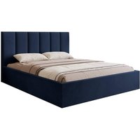 NADUVI Collection | Bettgestell Carolina mit Staufach Samt 140x200 von NADUVI Collection