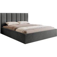 NADUVI Collection | Bettgestell Carolina mit Staufach Samt 140x200 von NADUVI Collection