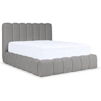 NADUVI Collection | Bettgestell Cisco Bouclé mit Stauraum 180 x 200 cm von NADUVI Collection