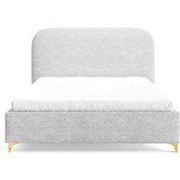 NADUVI Collection | Bettgestell Lisar Bouclé mit Stauraum 200 x 200 cm von NADUVI Collection