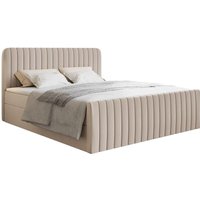 NADUVI Collection | Boxspringbett Adrien Chenille mit Stauraum 200x200 von NADUVI Collection