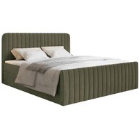 NADUVI Collection | Boxspringbett Adrien Samt mit Stauraum 200x200 von NADUVI Collection