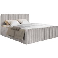 NADUVI Collection | Boxspringbett Adrien Samt mit Stauraum 200x200 von NADUVI Collection