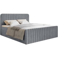 NADUVI Collection | Boxspringbett Adrien Samt mit Stauraum 200x200 von NADUVI Collection