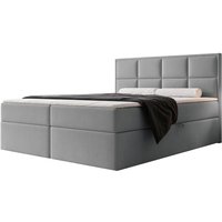 NADUVI Collection | Boxspringbett Antonia Samt mit Stauraum 140x200 von NADUVI Collection