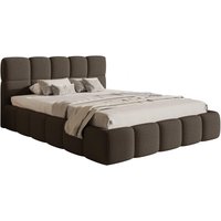 NADUVI Collection | Bettgestell Chloe Bouclé mit Staufach 160 x 200 cm von NADUVI Collection
