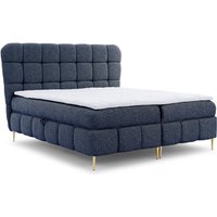 NADUVI Collection | Boxspringbett Loran aus Bouclé mit Stauraum 160 x 200 cm von NADUVI Collection