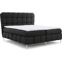 NADUVI Collection | Boxspringbett Loran aus Bouclé mit Stauraum 160 x 200 cm von NADUVI Collection