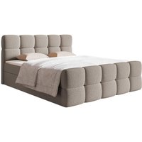 NADUVI Collection | Chloe Boxspringbett Bouclé mit Stauraum 140 x 200cm von NADUVI Collection