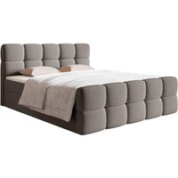 NADUVI Collection | Chloe Boxspringbett Bouclé mit Stauraum 140 x 200cm von NADUVI Collection