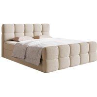 NADUVI Collection | Chloe Boxspringbett Bouclé mit Stauraum 140 x 200cm von NADUVI Collection