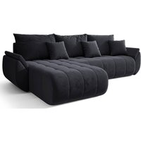 NADUVI Collection | Ecksofabett Artesia links Samt von NADUVI Collection