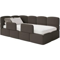 NADUVI Collection | Jugendbett Chloe links Bouclé 90x200 mit Stauraum und Schienen NADUVI Collection | Jugendbett Chloe links Bouclé 90x200 mit Stauraum und Schienen von NADUVI Collection