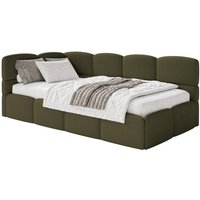 NADUVI Collection | Jugendbett Chloe links Bouclé 90x200 mit Stauraum NADUVI Collection | Jugendbett Chloe links Bouclé 90x200 mit Stauraum von NADUVI Collection