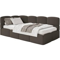 NADUVI Collection | Jugendbett Chloe links Bouclé 90x200 mit Stauraum NADUVI Collection | Jugendbett Chloe links Bouclé 90x200 mit Stauraum von NADUVI Collection