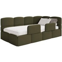 NADUVI Collection | Jugendbett Chloe rechts Bouclé 90x200 mit Stauraum und Sprossen NADUVI Collection | Jugendbett Chloe rechts Bouclé 90x200 mit Stauraum und Sprossen von NADUVI Collection
