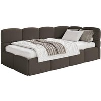 NADUVI Collection | Jugendbett Chloe rechts Bouclé 90x200 mit Stauraum NADUVI Collection | Jugendbett Chloe rechts Bouclé 90x200 mit Stauraum von NADUVI Collection
