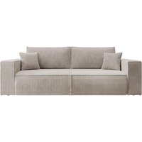 NADUVI Collection | 3-Sitzer-Schlafsofa Galine Rippenstoff von NADUVI Collection
