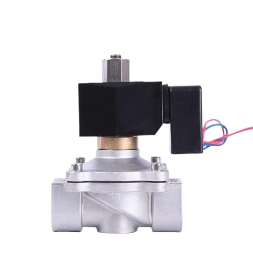 1 "Edelstahl Nicht Magnetventil Wasserdichtes Schließer Magnetventil Mit LED Betriebsanzeige 24V 12V 220V 110V(BSP_380VAC_EPDM-SEAL) von NAETCVMM