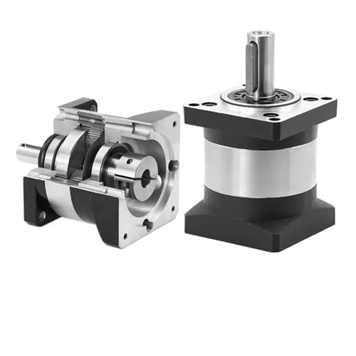 1 Stück Nema 23 Schrittmotor-Reduziergetriebe, Planetengetriebe, 57 mm, Abwärtsgetriebe, 6,35/8 mm Eingang, 14 mm Welle for Verpackungs-/Textilmaschinen(8 Input 14 Output,Ratio 40 to 1) von NAETCVMM