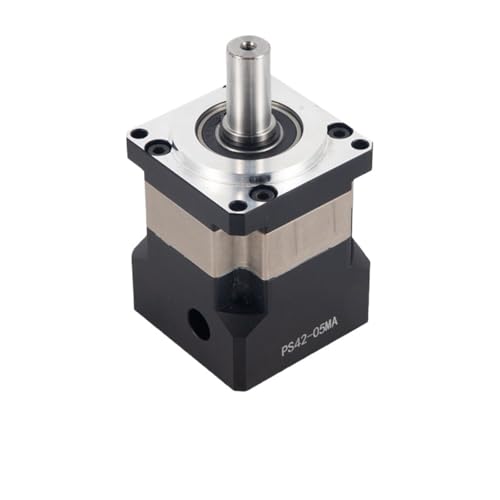 PF42 PLF40 Hochpräzises Planetengetriebe mit geringem Spiel und 5 Bogenminuten for 50-W-100-W-Servomotoren oder Nema17-Schrittmotoren(In 5mm and out 10mm,Ratio 10) von NAETCVMM