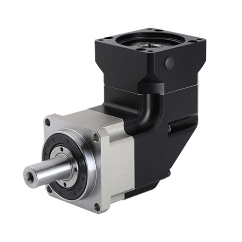 Winkelgetriebe Nema 34, Planetengetriebe mit Spiralgetriebe, rechtwinkliges Reduzierstück für Servomotor 750 W 1 kW, Schrittmotor Nema 34 (Verhältnis 25 bis 1,12,7 mm Eingang) von NAETCVMM