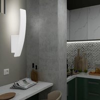 LED ALU Wand Lampe Wohn Zimmer Beleuchtung Flur Strahler Lampe weiß Näve 1154726 von NAEVE LEUCHTEN