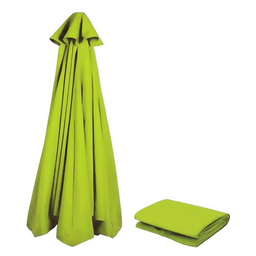Sonnenschirm Ersatzbezug 3m/270cm/2m/230cm/250cm 8 Streben/6 Streben Anthrazit/Blau/Grau/Rot/Beige, Sonnenschirm Stoff Uv Schutz 80 Windfest Stabil Strand Terrasse Garten Sonnenschirm Ersatzteile von NAFGQIY