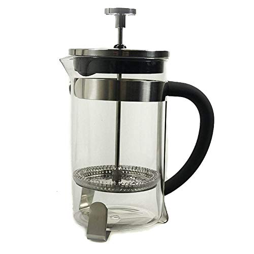 NAGO Kaffeebereiter Teebereiter Milchaufschäumer Milchaufschäumer (600ml) French-Press Edelstahl Kaffeepresse von Nago