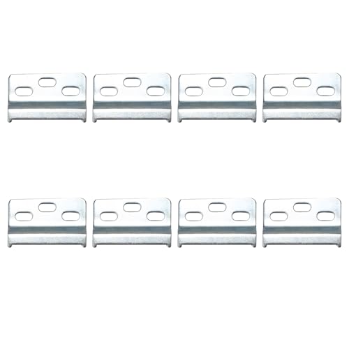 NAHUAA Trägerplatte Schrankaufhänger 54 mm Aufhängeschiene 8 Stück Wandschienen für Hängeschränke Schrankaufhängung mit Dübel Schrauben M8*60 mm für Aufhängung für Küchenschränke, Hängeschrank von NAHUAA