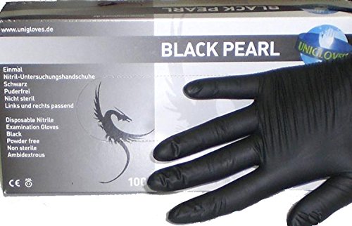 1 Spenderbox = 100 Stk. Nitril-Handschuhe ++BLACK-PEARL LATEXFREI++ Größe: XL 1 Spenderbox = 100 Stk. Nitril-Handschuhe ++BLACK-PEARL LATEXFREI++ Größe: XL von Bhgytec