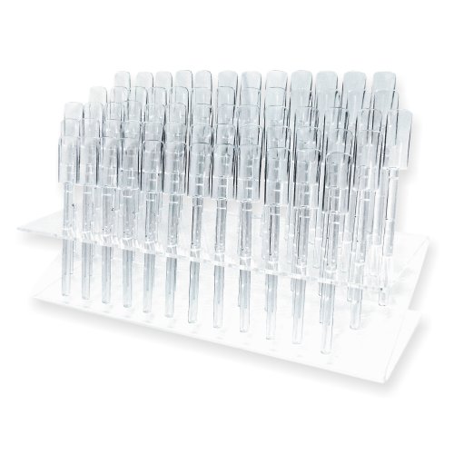 64er Präsentationsdisplay Tipständer transparent mit 64 Tipstäbchen von NAILFUN