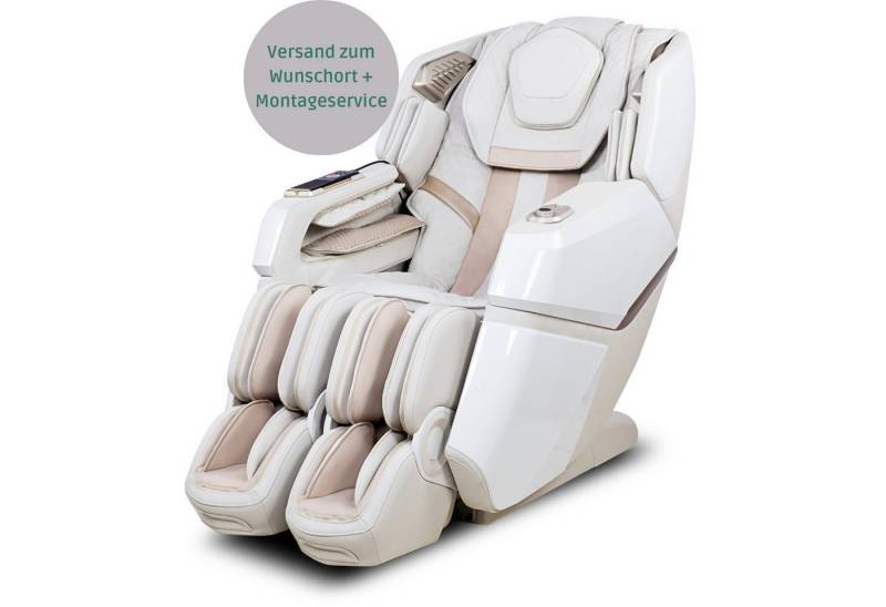 NAIPO Massagesessel Space Walk 3D Massagestuhl mit Wärmefunktion, Shiatsu, 3D Surround-Sound, Ganzkörpermassage, Körperscan von NAIPO