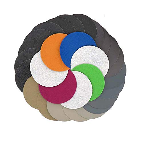 Sortierte Set 30ps 75mm / 3 "Zoll Grit 320/400/600/800/1000/1500 Wasser trocken Schleifscheiben Hook Loop Schleifpapier Runde Sandpapier Scheibe Sand Sheet Sortierte Set 30ps 75mm / 3 "Zoll Grit 320/400/600/800/1000/1500 Wasser trocken Schleifscheiben Hook Loop Schleifpapier Runde Sandpapier Scheibe Sand Sheet von NAITESITOOLS
