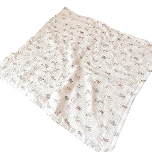 NAIXUE Baby Swaddles Baumwolle Baby Decke Mehrzweck Leicht & Atmungsaktiv Baby Wrap Cover Multipattern Neugeborenen Decke Baby Swaddles von NAIXUE