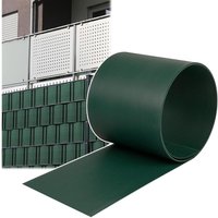 Naizy - 10x Sichtschutzstreifen Hart pvc Sichtschutzfolie 2,5m x 19cm Sichtschutz Zaun Rolle Blickdicht Doppelstabmattenzaun Sichtschutz Windschutz, von NAIZY