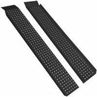 2X Auffahrrampe Stahl Laderampe Rampe, 135cm Verladerampen Max 400 kg Verladerampe Verladeschiene Verzinkter Stahl Antirutsch für Auto Motorrad Quad 2X Auffahrrampe Stahl Laderampe Rampe, 135cm Verladerampen Max 400 kg Verladerampe Verladeschiene Verzinkter Stahl Antirutsch für Auto Motorrad Quad von NAIZY