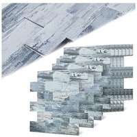 Fliesenaufkleber pvc Wandfliesen 34x29cm per Stück Fliesenfolie 10Pcs Klebefliesen Zuschneidbar Wandfliesen Selbstklebend Bodenfliesen Typ c Naizy von NAIZY