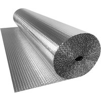 Isolierfolie Thermofolie 1m x 10m Dach Doppelte Alu-Luftpolsterfolie Dämmwolle Dämmfolie Kälteschutzfolie Fenster Wärmefolie WärmedämmungNAIZY von NAIZY
